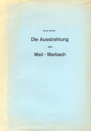 Schiele - Die Ausstrahlung von Weil-Marbach